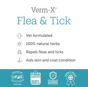 Verm-X Floh- und Zeckenpulver für Hunde 70 g