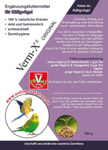 Laden Sie das Bild in den Galerie-Viewer, Verm-X Pellets für Käfigvögel - 100 g