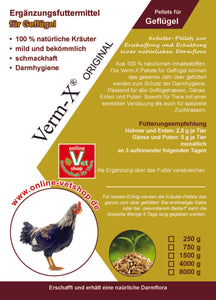 Verm-X Pellets für Geflügel