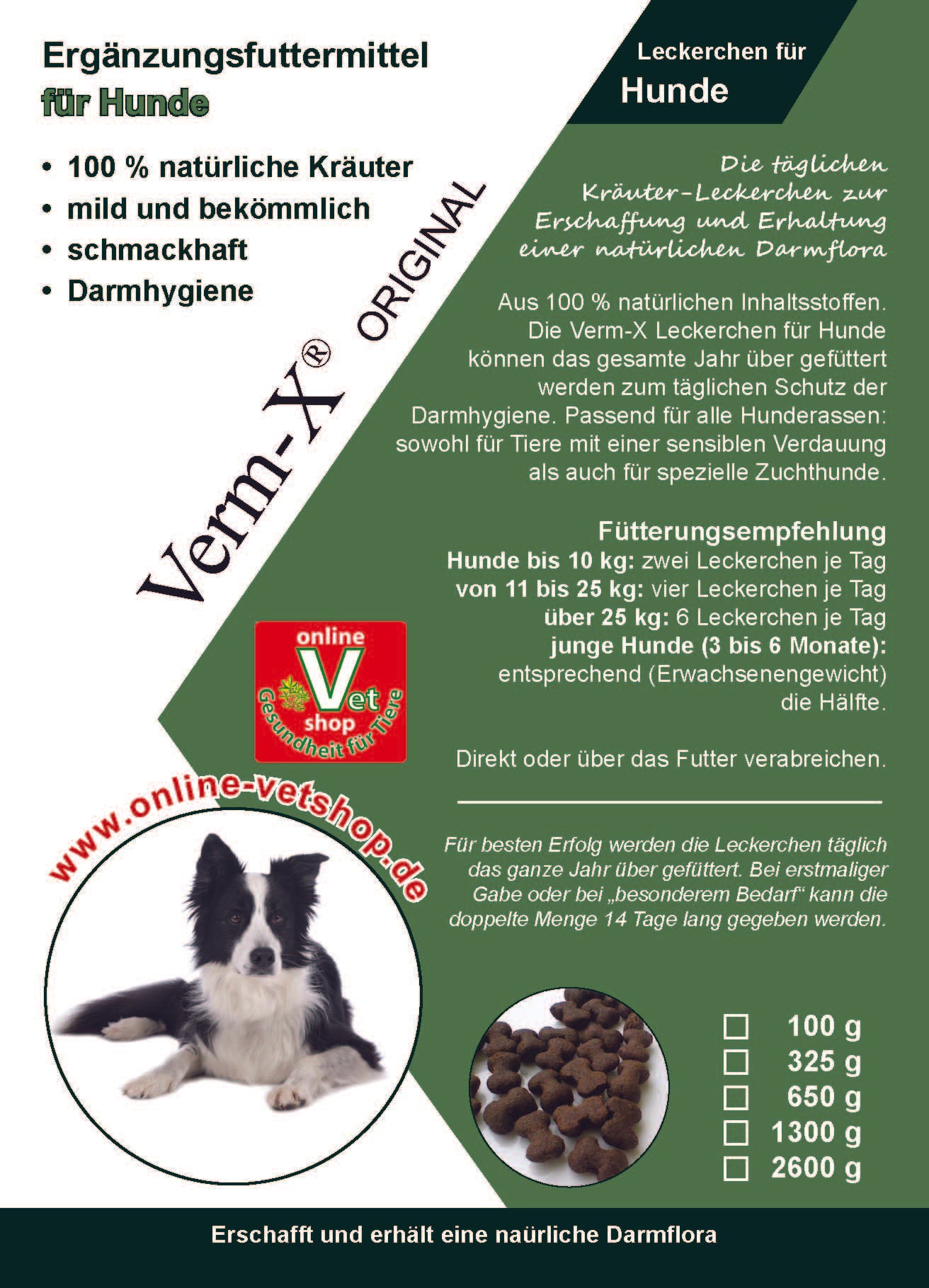 Verm-X Leckerchen für Hunde – Online-Vetshop, die Verm-X Spezialisten