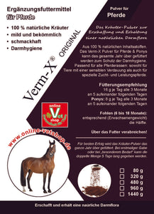 Verm-X Pulver für Pferde